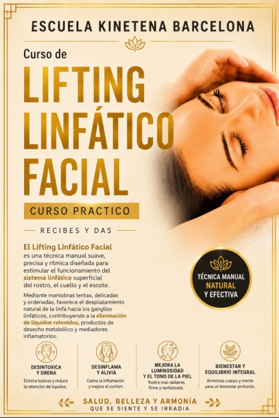 Curso Lifting Linfático Facial en Barcelona, CURSOS DE LIFTING LINFÁTICO FACIAL BARCELONA, España