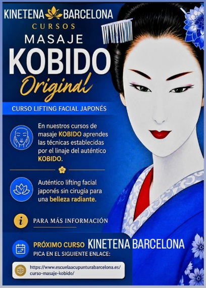 CURSOS MASAJE KOBIDO LIFTING FACIAL JAPONÉS EN BARCELONA - LA MEJOR ESCUELA PARA ESTUDIAR KOBIDO