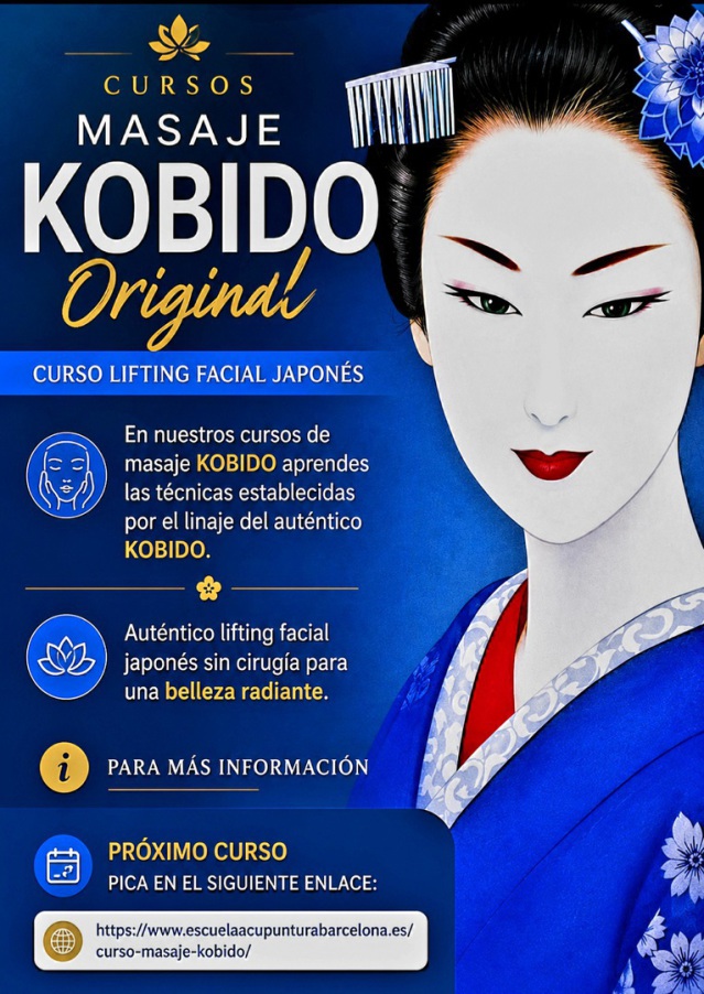 CURSOS KOBIDO BARCELONA - CURSO LIFTING JAPONÉS EN LA CIUDAD DE BARCELONA ESPAÑA